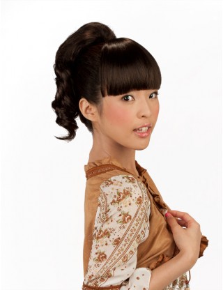 Wigs2you 馬尾 日本正品 中長款卷髪馬尾夾 蓬松WS-5005-DB